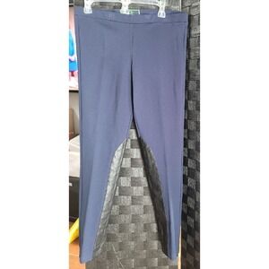 Blue legging with‎ black inserts Equestrian style size Large